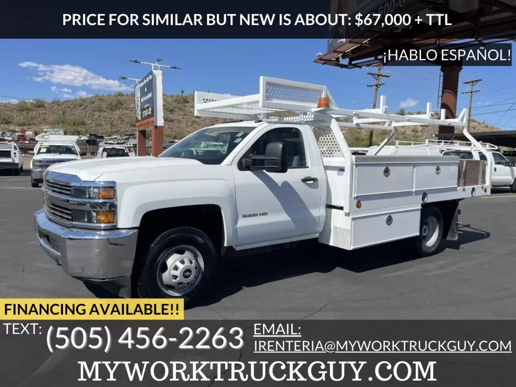 2017 CHEVROLET SILVERADO 3500HD CONTRACTOR WORK TRUCK