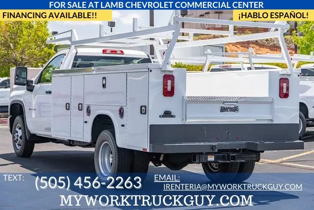 2024 Chevrolet Silverado 3500 Regular Cab 4x4 Service Truck by Knapheide Steel