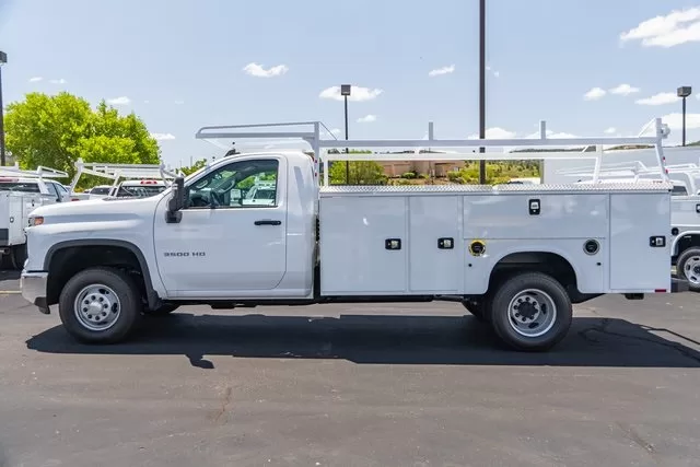 2024 Chevrolet Silverado 3500 Regular Cab 4x4 Service Truck by Knapheide Steel