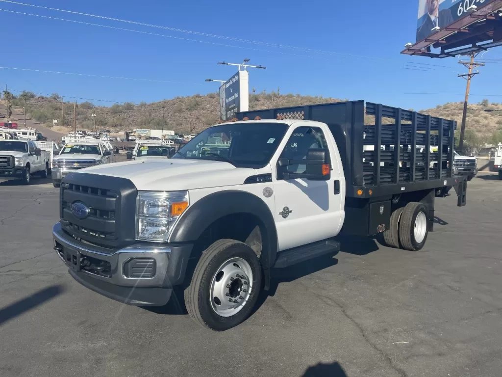 2016 Ford F450 with 12' stakebed and liftgate