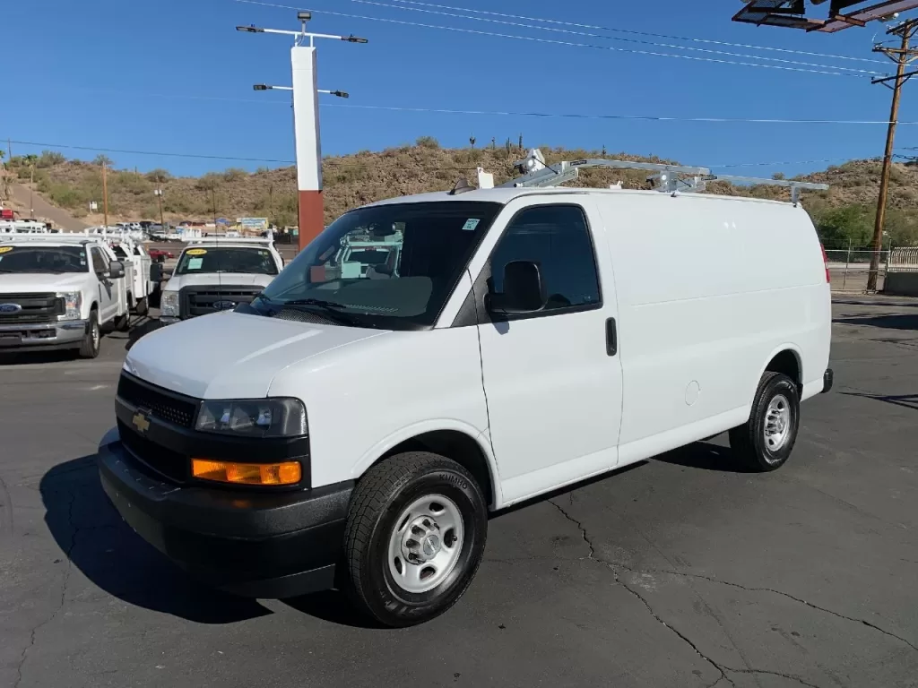 2022 Chevrolet 2500 Express Cargo Van with Bin Package and Ladder Rack