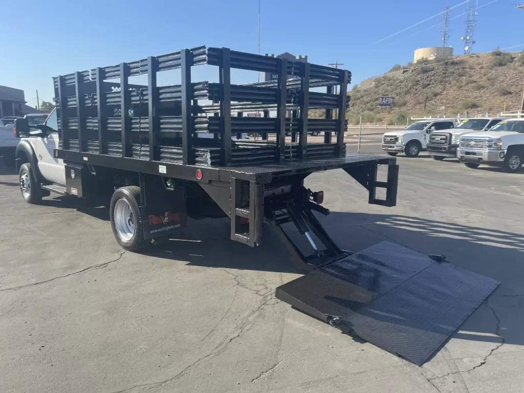 2016 Ford F450 with 12' stakebed and liftgate