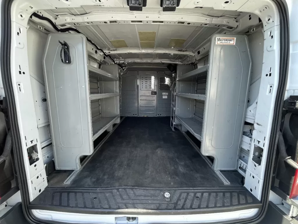 2016 Ford Transit Cargo Van with bin package