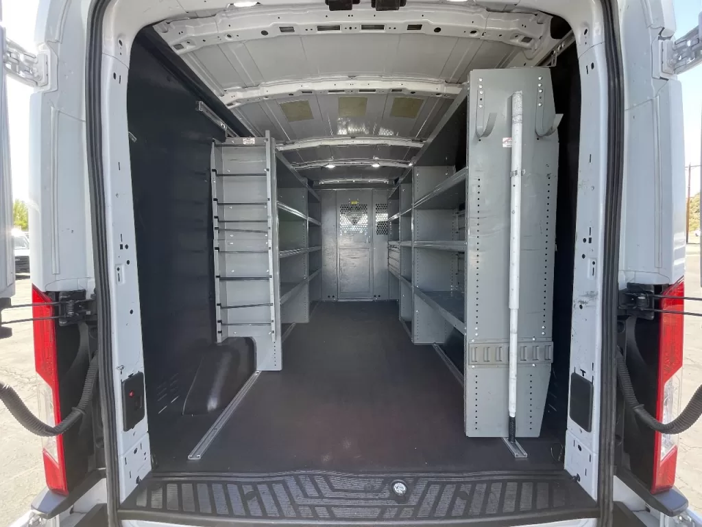 2018 Ford Transit T250 Mid-Roof Cargo Van With Bin Package and Ladder Rack