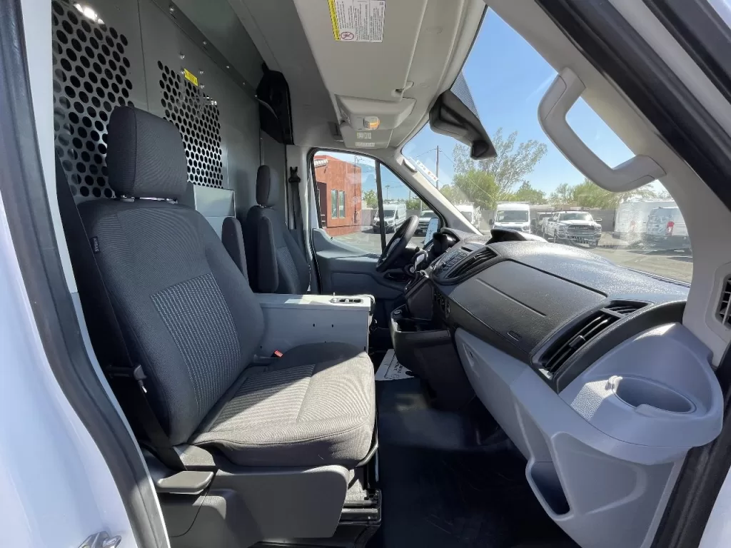 2018 Ford Transit T250 Mid-Roof Cargo Van With Bin Package and Ladder Rack