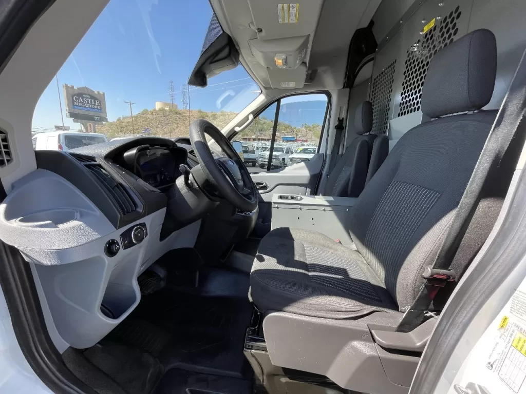 2018 Ford Transit T250 Mid-Roof Cargo Van With Bin Package and Ladder Rack