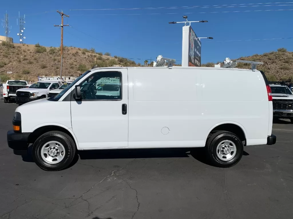 2022 Chevrolet 2500 Express Cargo Van with Bin Package and Ladder Rack