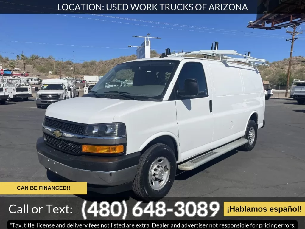 2022 Chevrolet Express 2500 Cargo Van with Bin Package and Ladder Rack