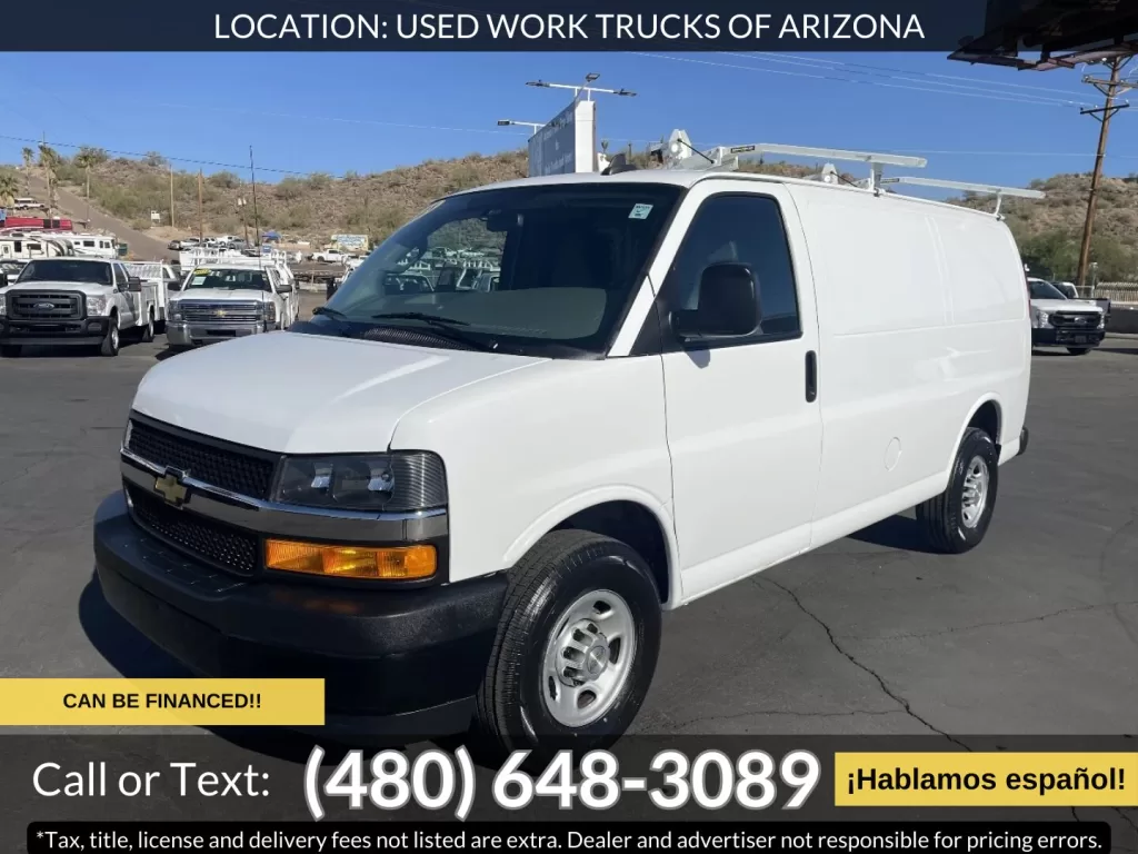 2021 CHEVROLET Express 2500 Cargo Van with bin package and ladder rack