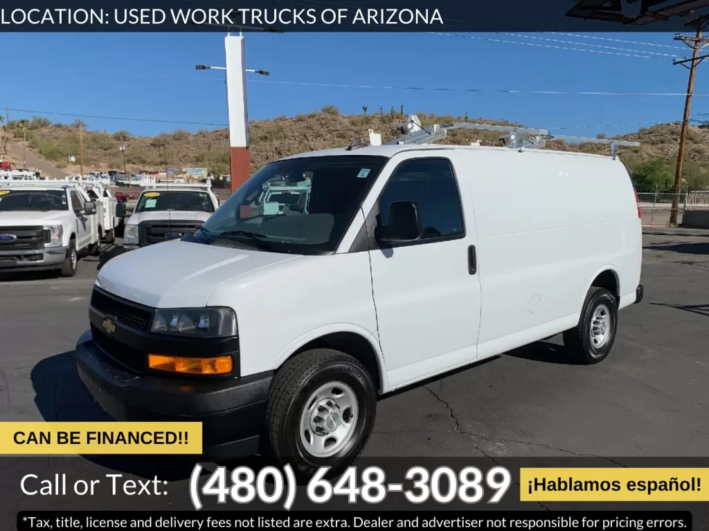 2022 Chevrolet 2500 Express Cargo Van with Bin Package and Ladder Rack