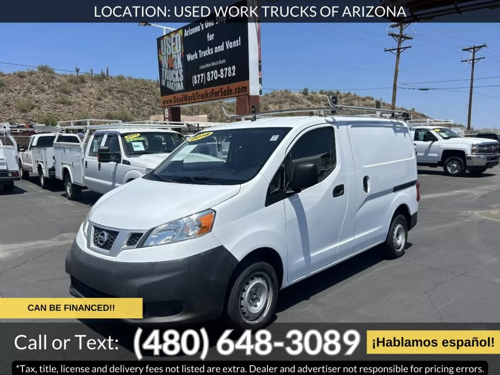 2018 Nissan NV200 with bin package and ladder rack